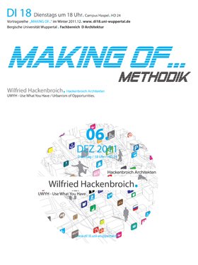 Werkvortrag / Use What You Have / Strategien im Städtebau