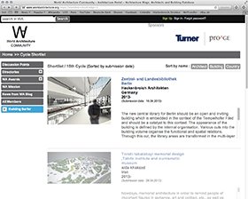 World Architecture Community - Finalist der 15. Preisvergabe