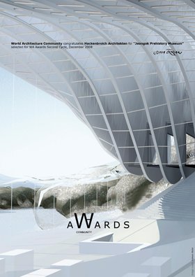 Das Jeongok Prehistory Museum gewinnt den World Architecture Community Award 2008